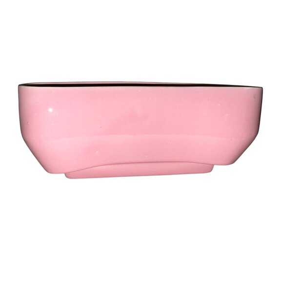 Vintage 1955 Miramar of California Pink Pottery Planter Bowl - MCM Ceramic - Picture 6 of 15